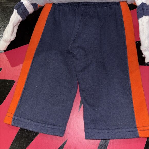 VINTAGE Y2K Nike Embroidered HOODIE & PANTS SET Toddler 12 Month Football - Picture 3 of 6